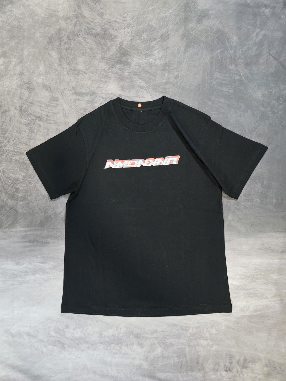 Unknown London Black Graphic Logo Tee -